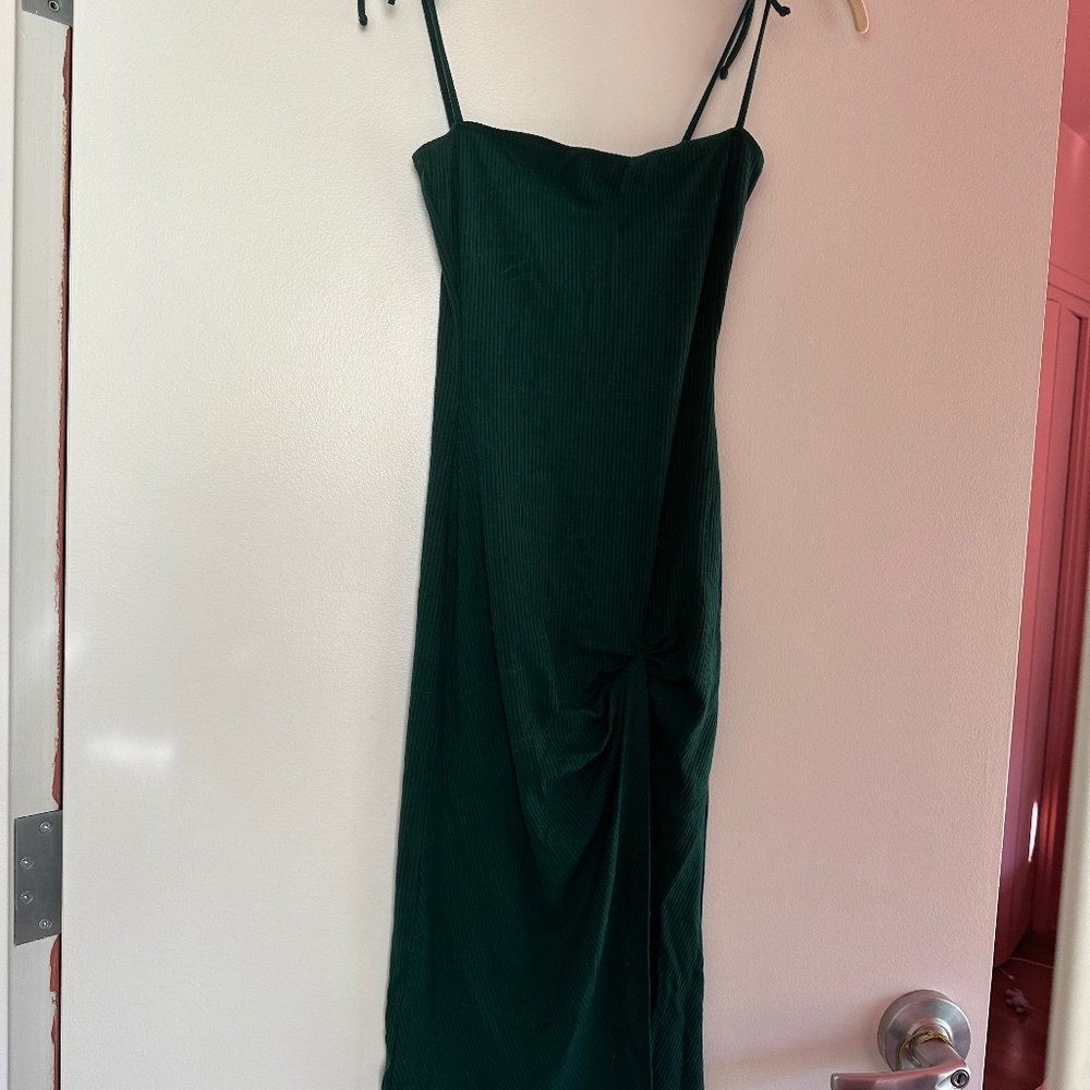 Reformation midi knit dress